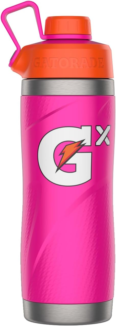 Gatorade Gx Stainless Steel Bottle, 32oz Pink