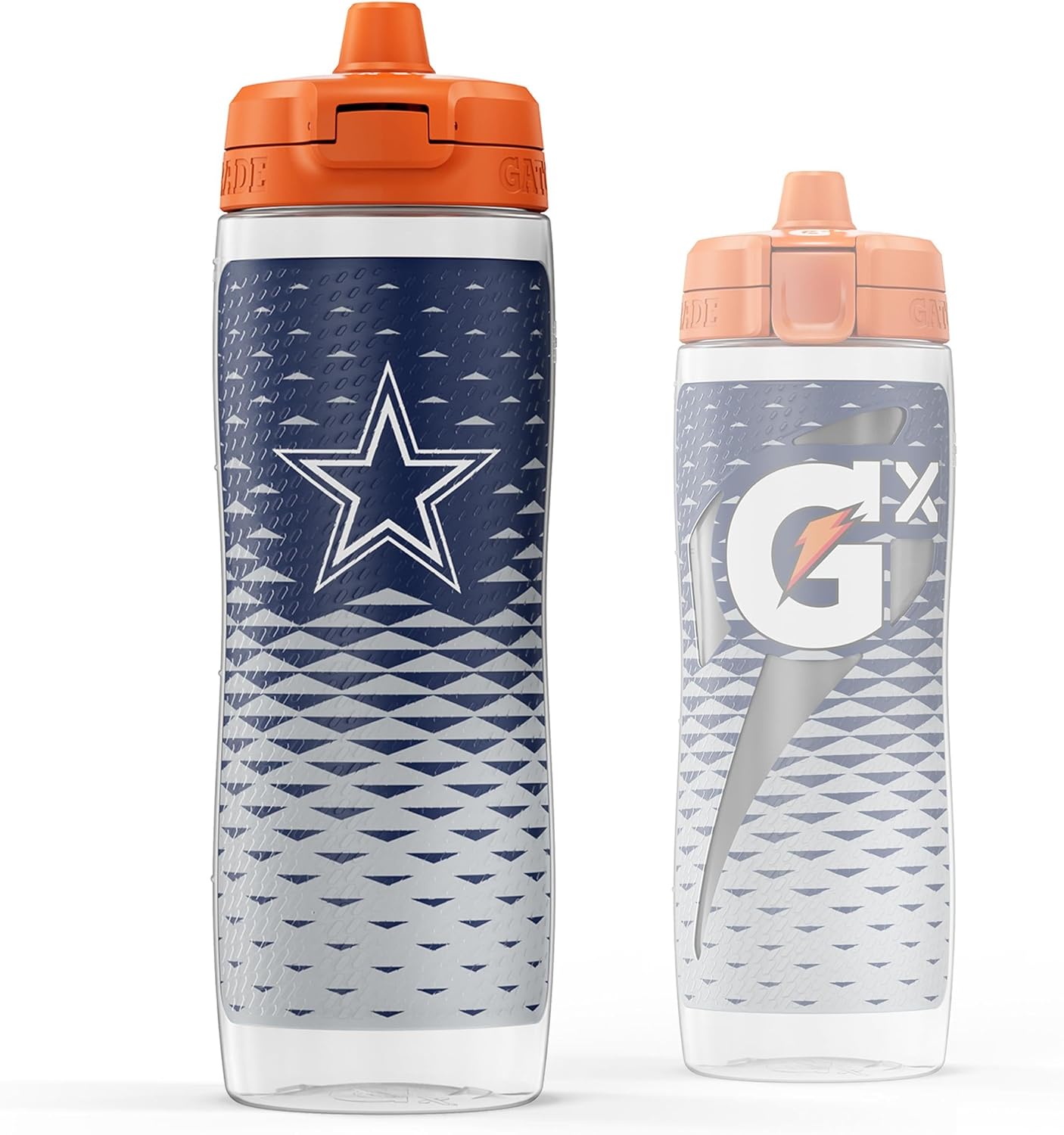 Gatorade Gx NFL Non-Slip Squeeze Bottles, 30 fl oz, Gx Hydration System Dallas Cowboys