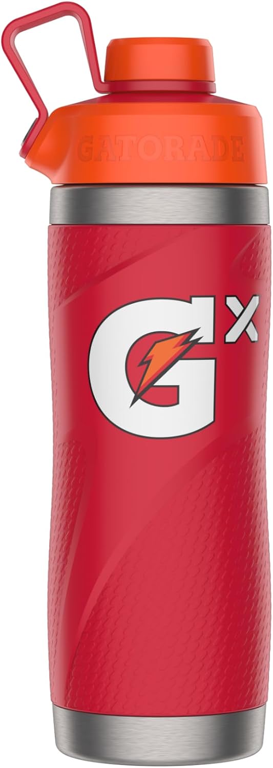 Gatorade Gx Stainless Steel Bottle, 32oz Red