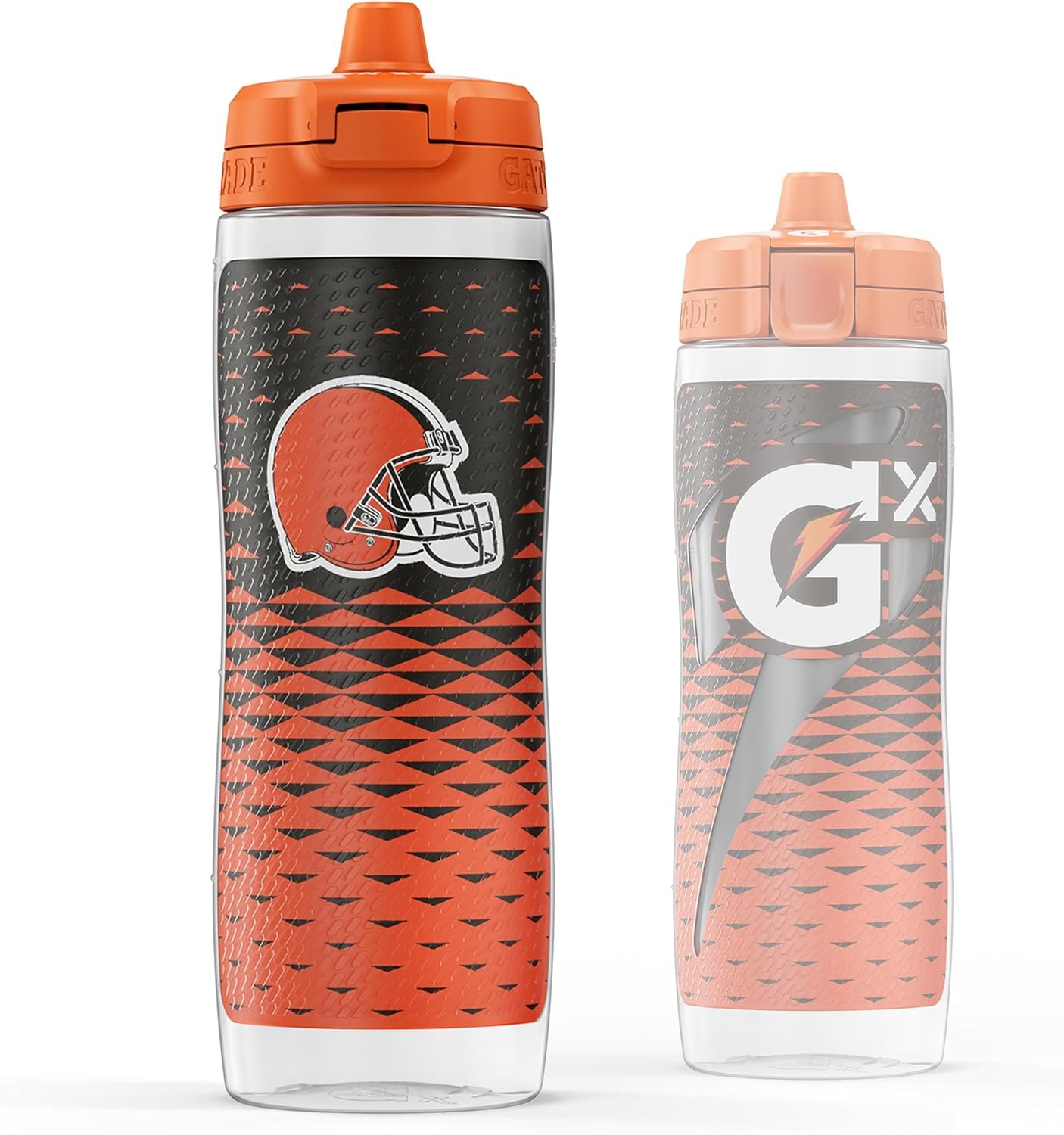 Gatorade Gx NFL Non-Slip Squeeze Bottles, 30 fl oz, Gx Hydration System Cleveland Browns
