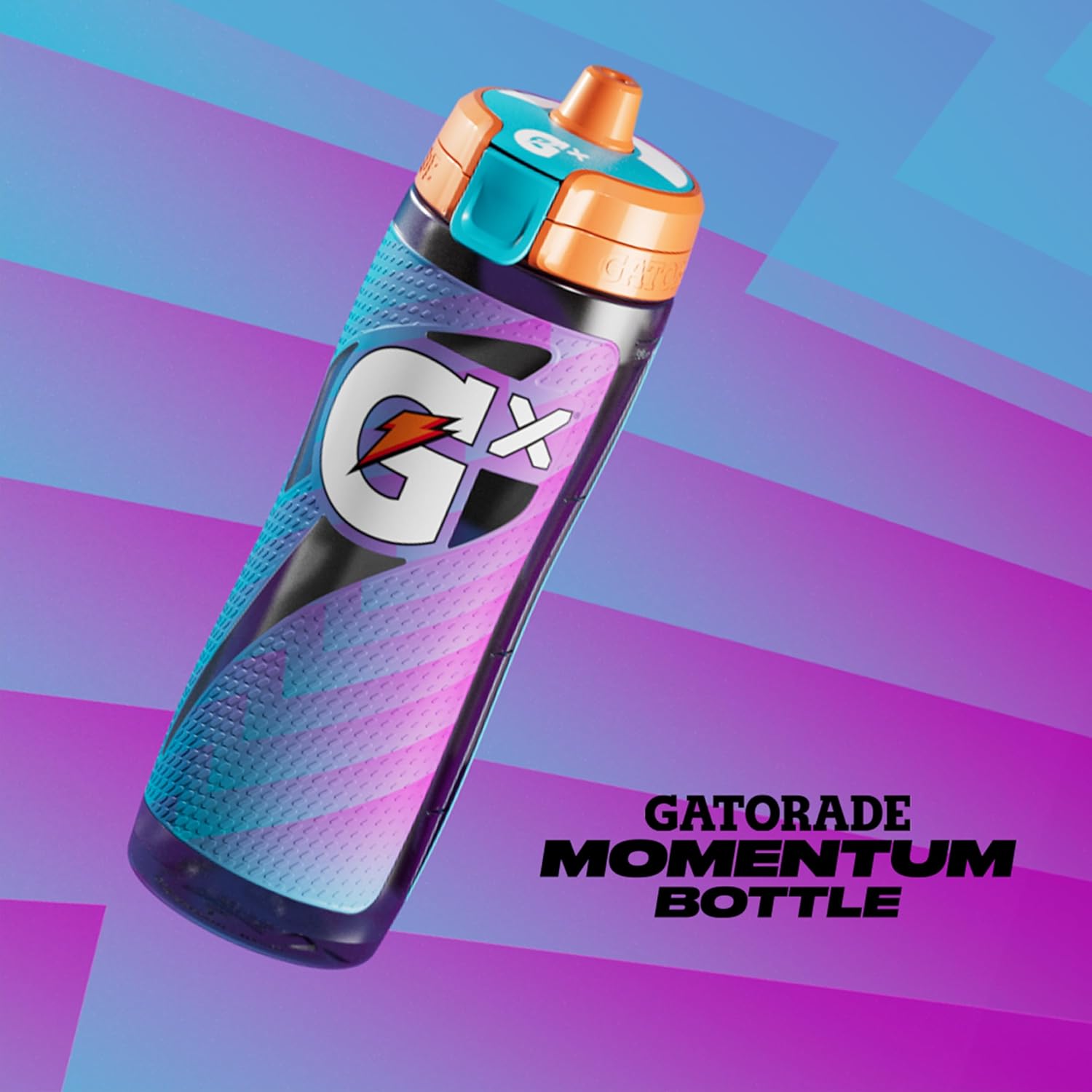 Gatorade Gx Bottle, 30 ounces, Momentum Neon Blue
