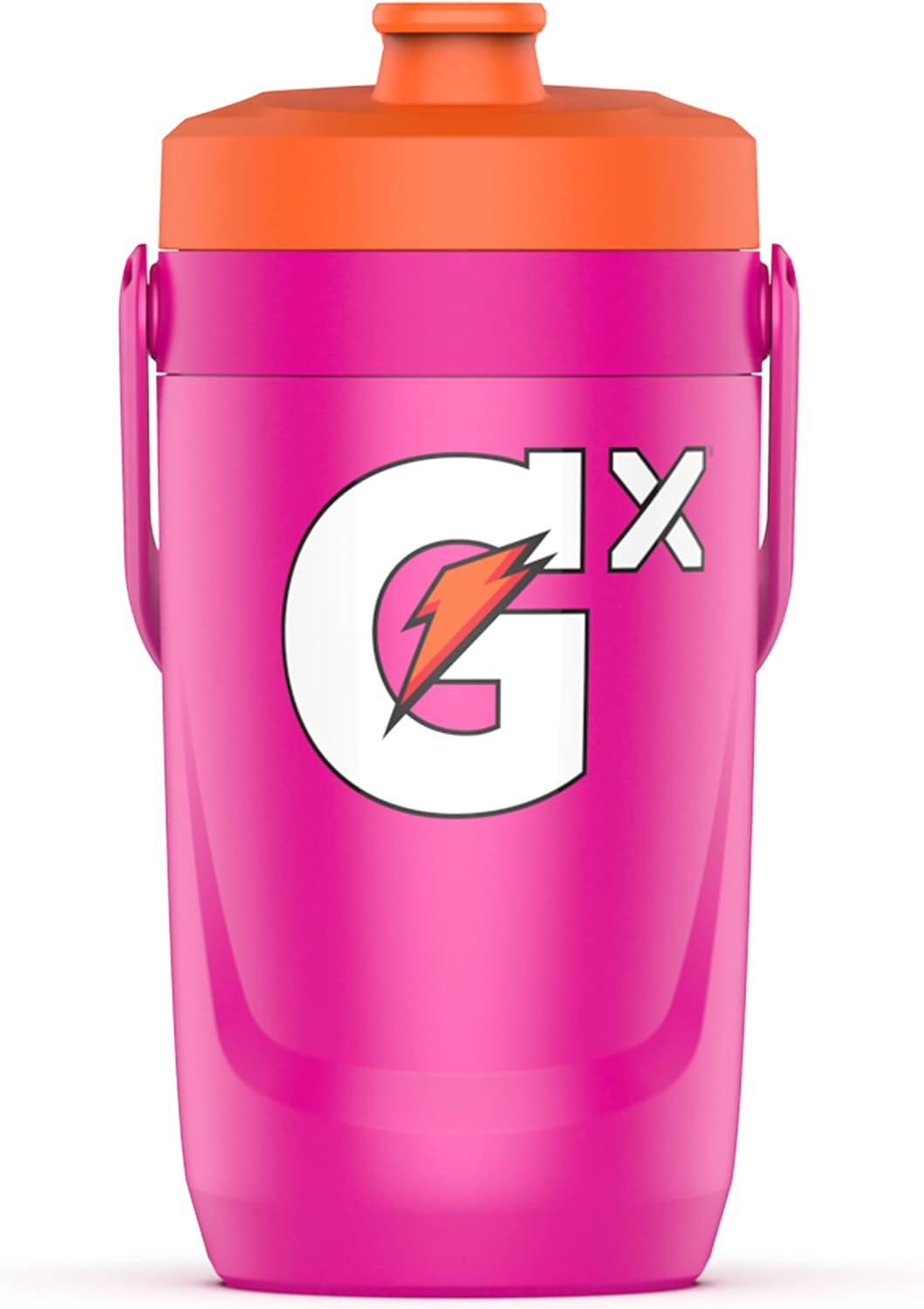 Gatorade Gx Performance Jug, 64oz, Leakproof, Non Slip Grip, Great for Athletes, Pink Neon Pink