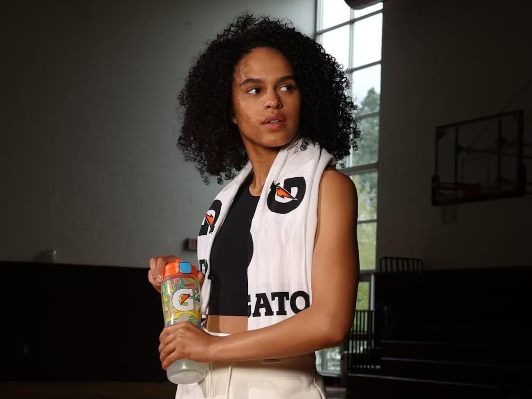 Gatorade G Towel, 22" x 42", Cotton, WhiteBlackOrange