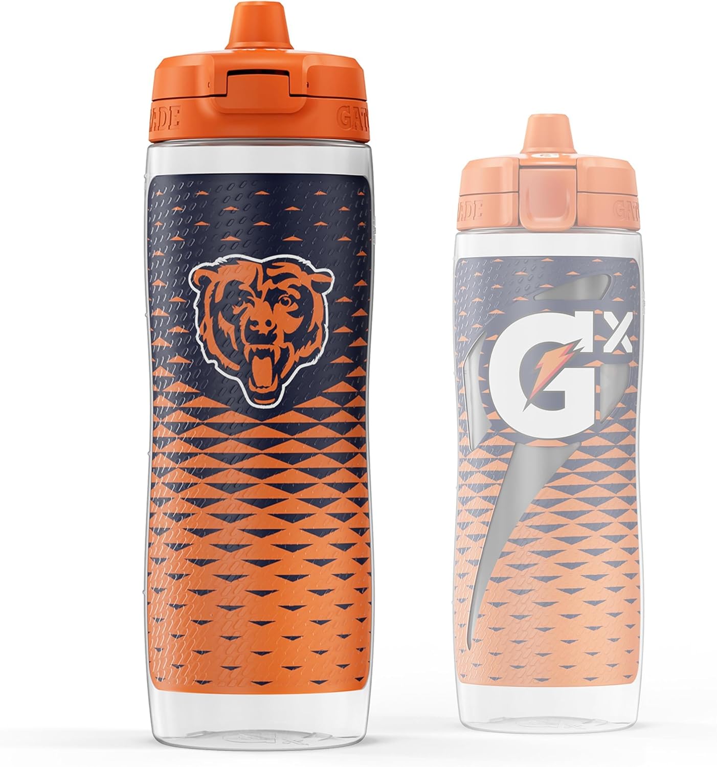 Gatorade Gx NFL Non-Slip Squeeze Bottles, 30 fl oz, Gx Hydration System Chicago Bears