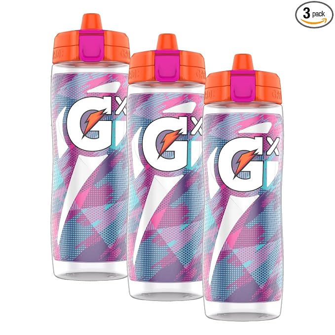 Gatorade Glitched Berry Gx Bottle wGx Pods (Pack of 3) Glitch Berry