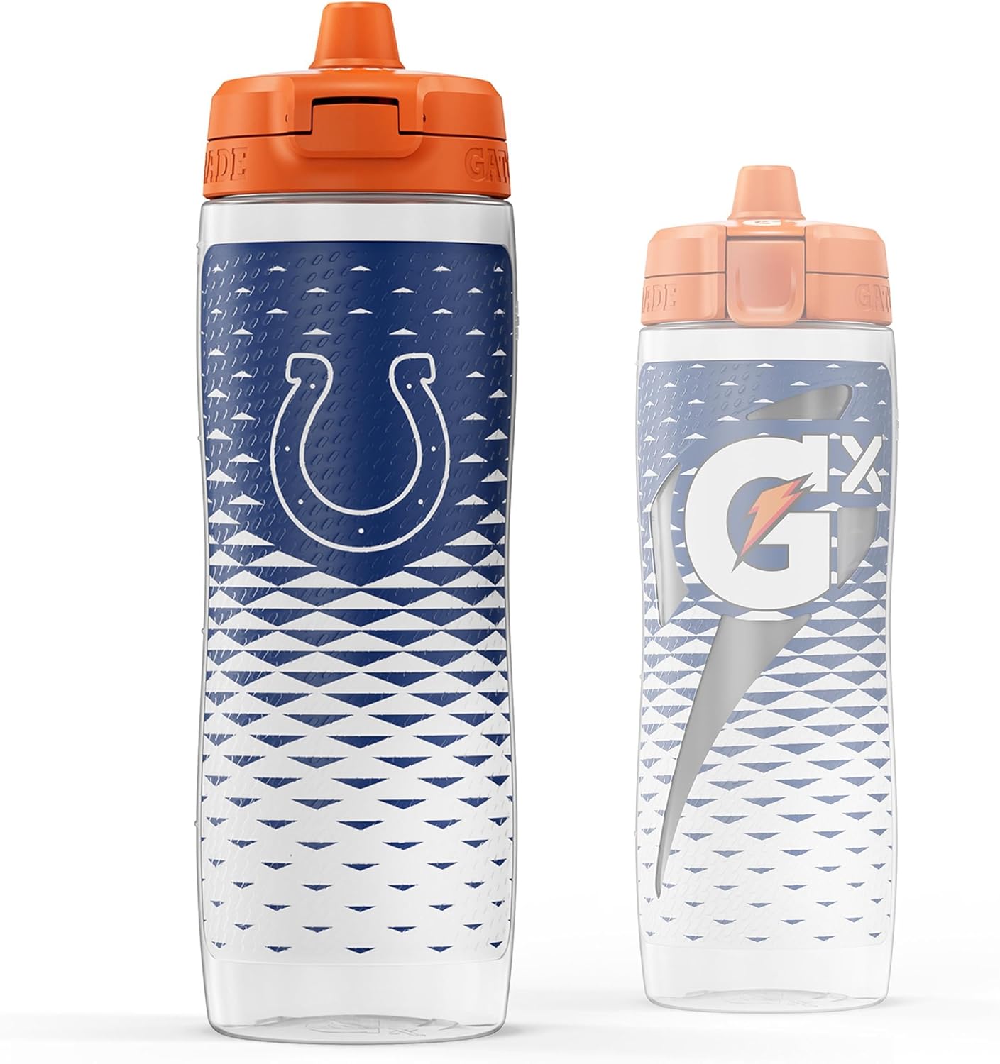 Gatorade Gx NFL Non-Slip Squeeze Bottles, 30 fl oz, Gx Hydration System Indianopolis Colts