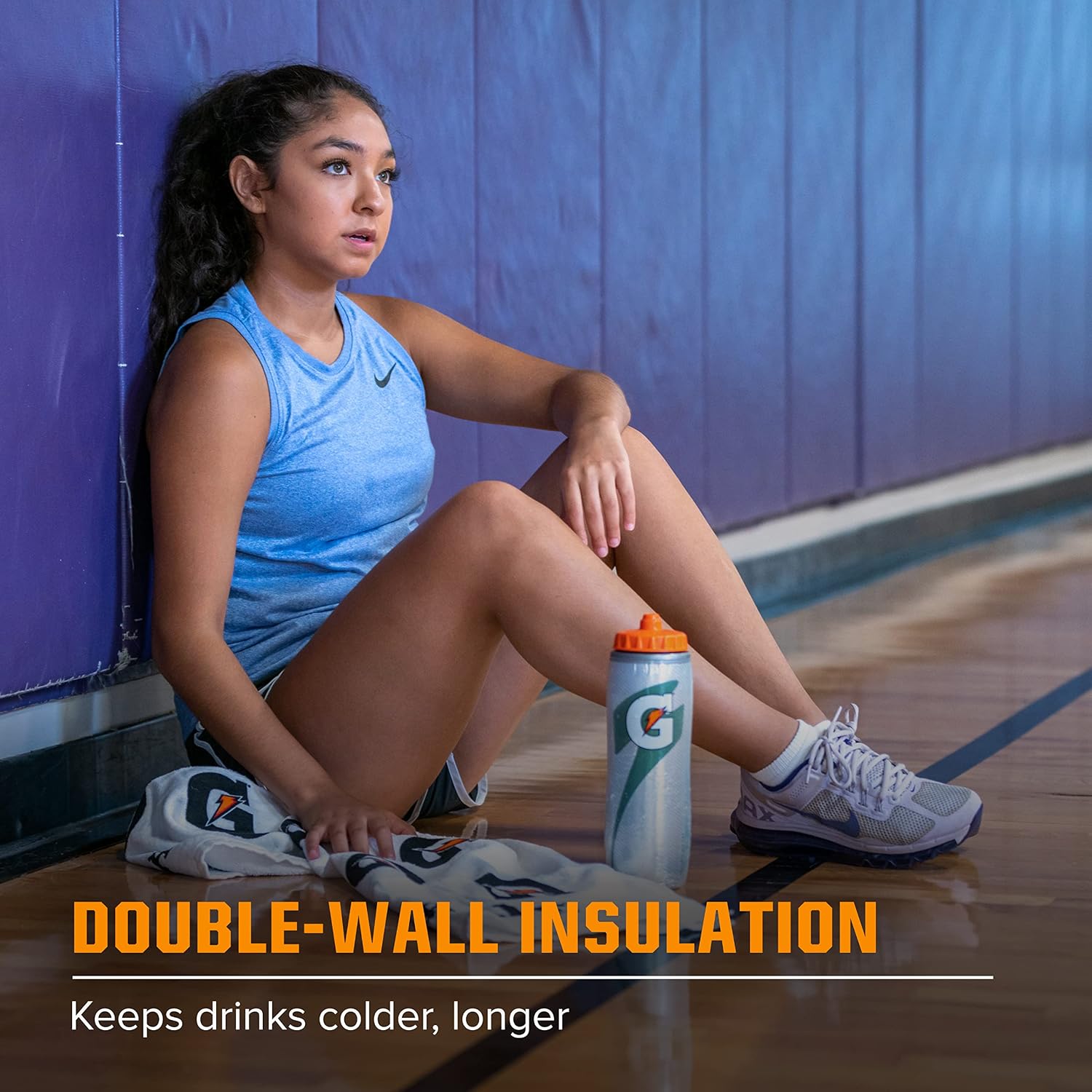 Gatorade Insulated Squeeze Bottle Blue