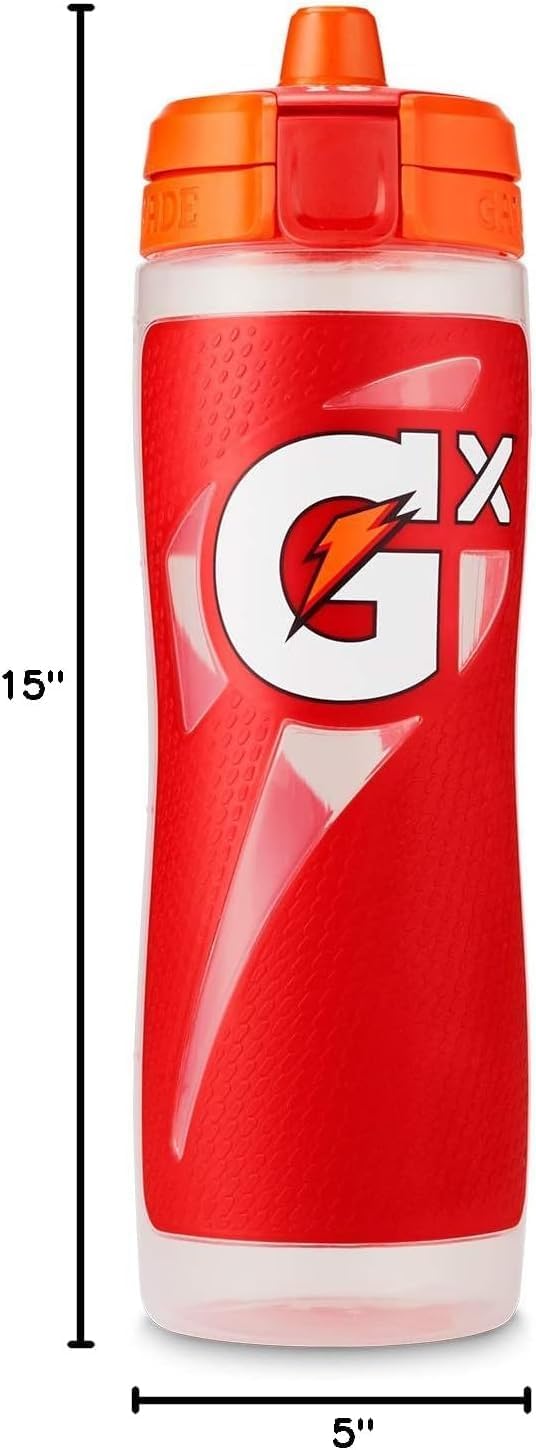 Gatorade Kitchen Gx Bottle , Plastic, Red, 30oz
