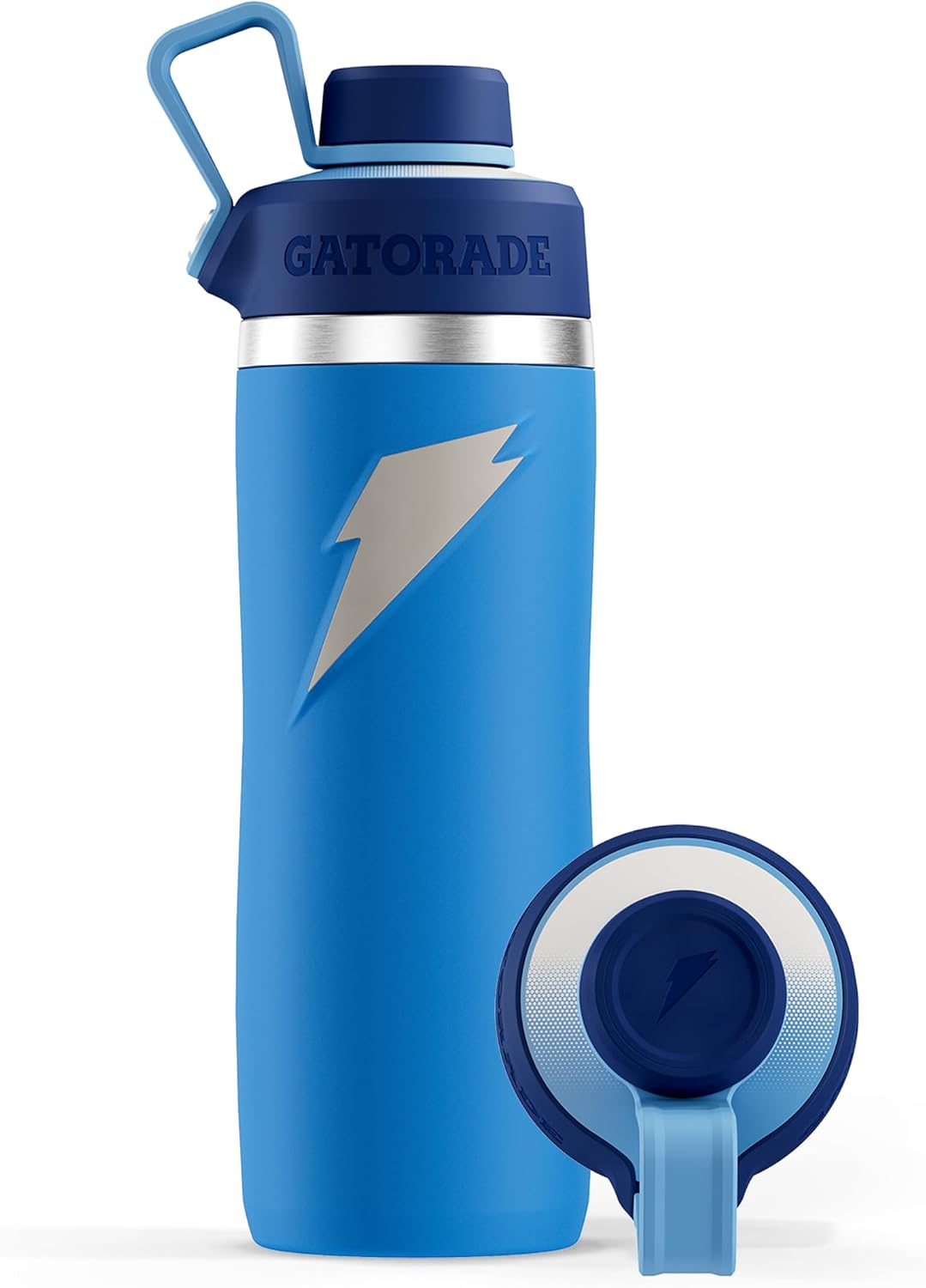 Gatorade 'Overtime' 22oz Stainless Steel Water Bottle, Twist Cap, Royal BlueNavy