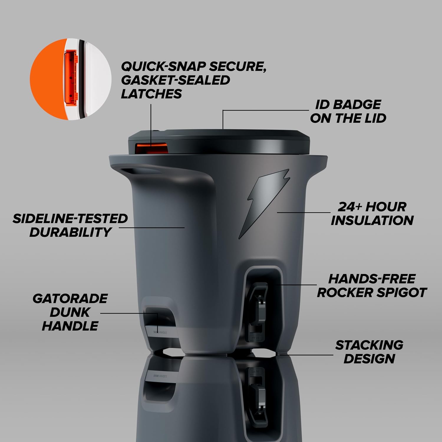 GatoradeRolling Ice Chest Grey