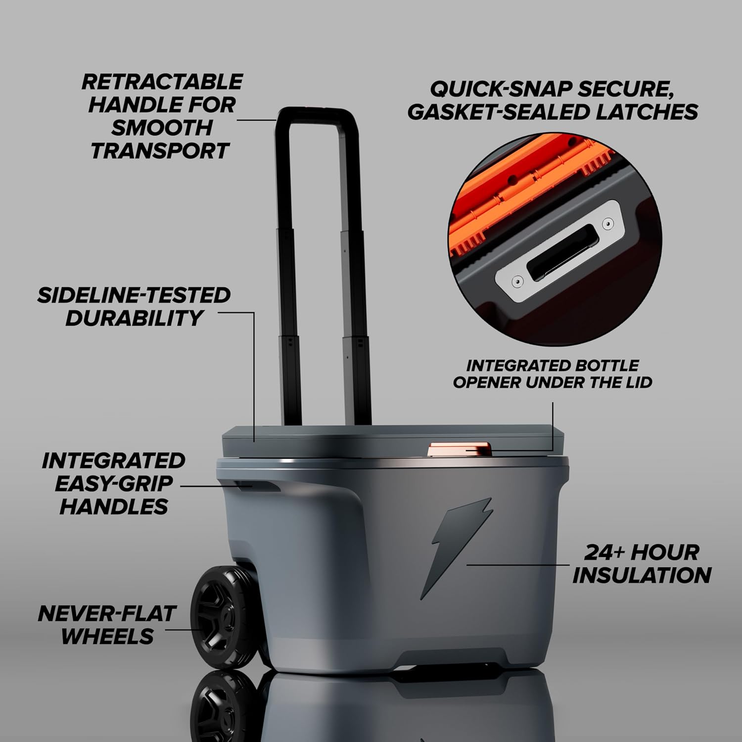 GatoradeRolling Ice Chest Grey