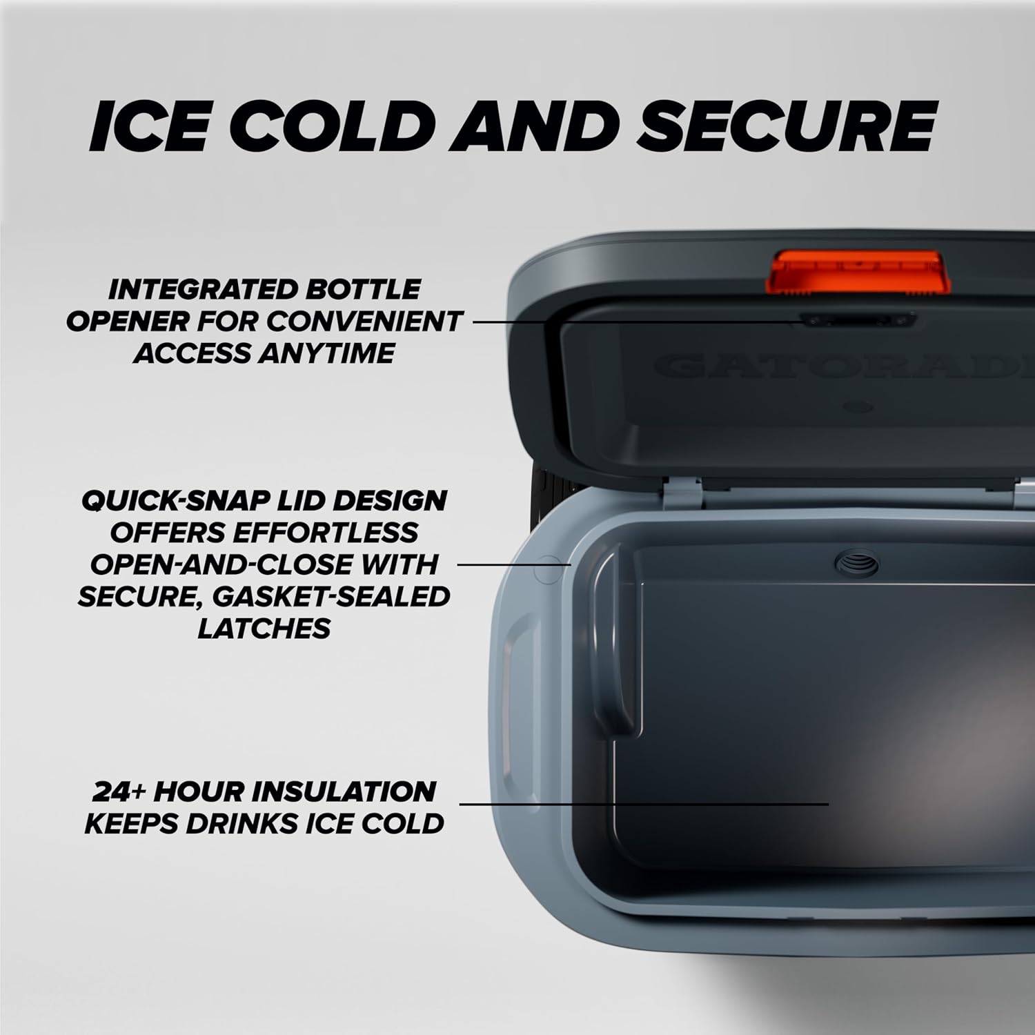 GatoradeRolling Ice Chest Grey