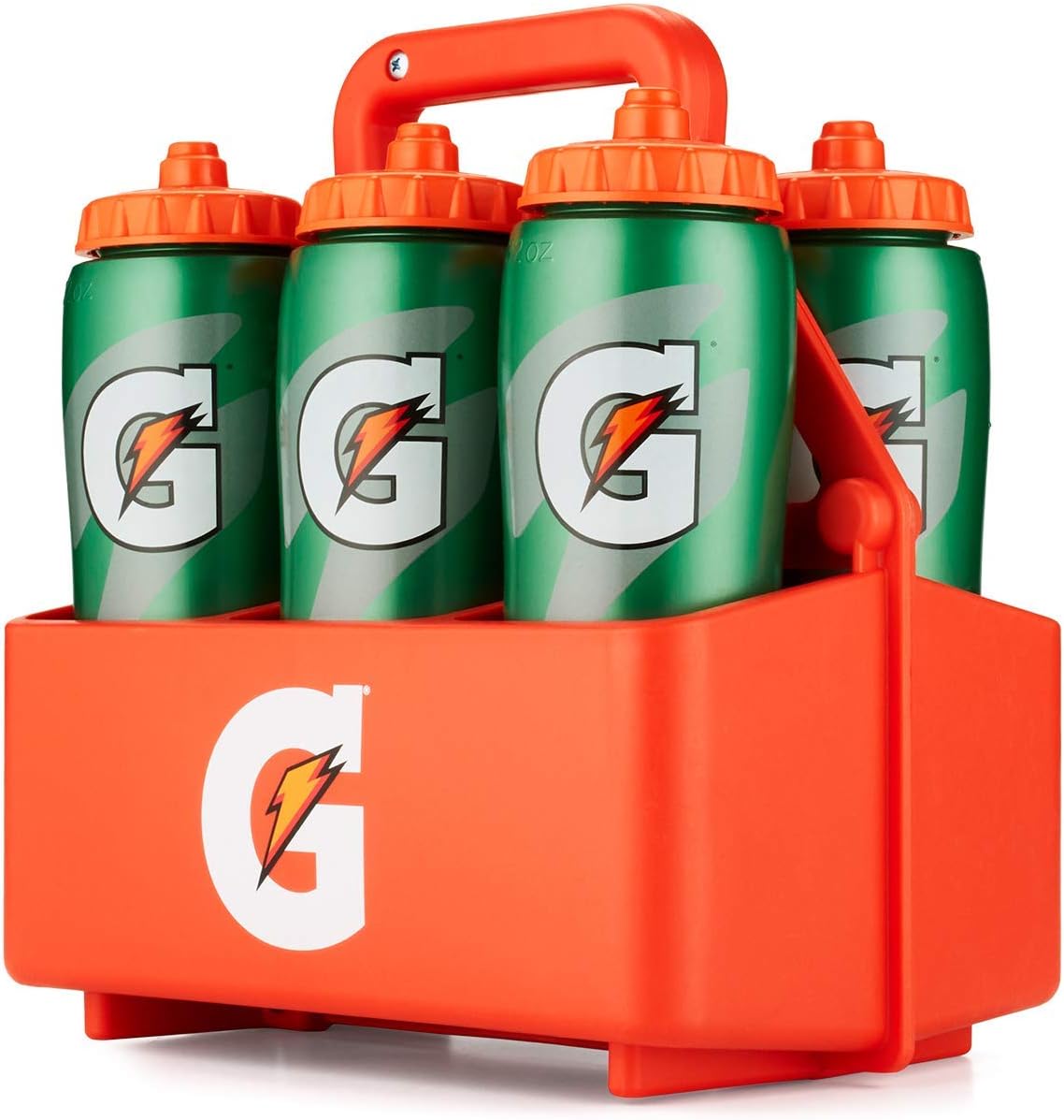 Gatorade Squeeze Bottle Holder (Holds 6 Bottles), Orange