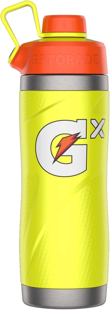 Gatorade Gx Stainless Steel Bottle, 32oz Neon Yellow