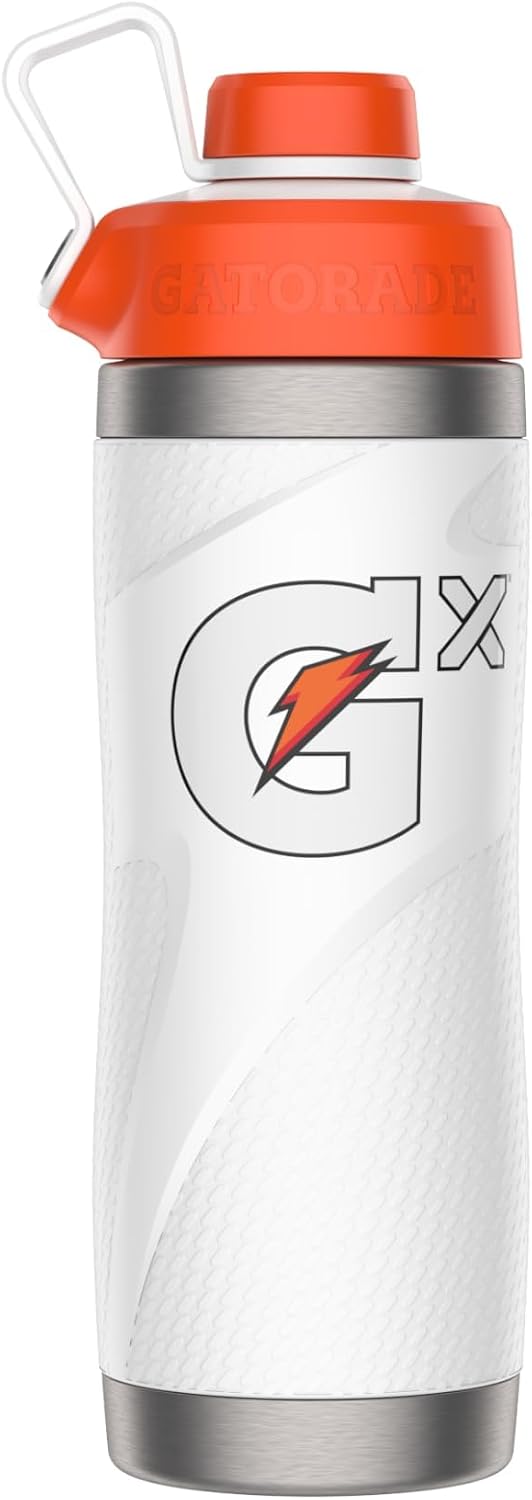 Gatorade Gx Stainless Steel Bottle, 32oz White