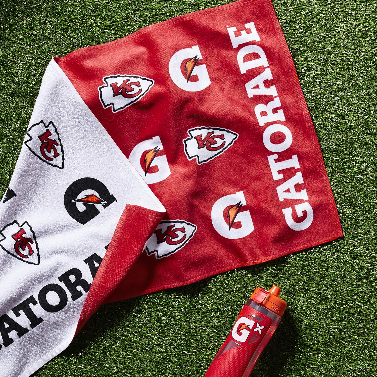 Gatorade Kansas City Chiefs Towel Red, Black, White