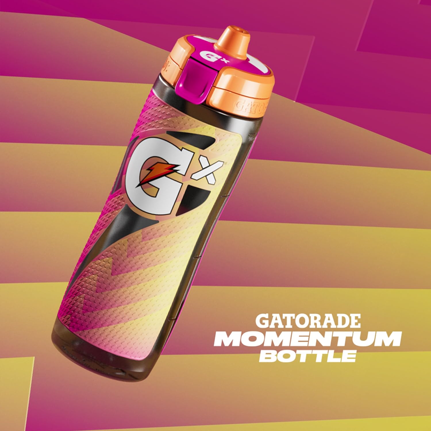 Gatorade Gx Bottle, Momentum Neon Pink, 30 ounces