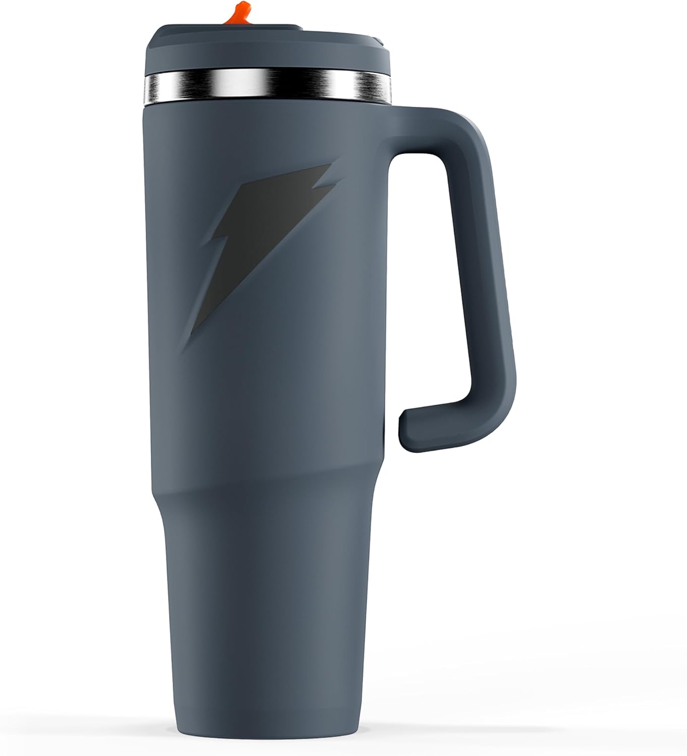 Gatorade Crossover Stainless Steel Tumbler Water Bottle, Graphite, Double-Wall Insulation, 36 fl oz