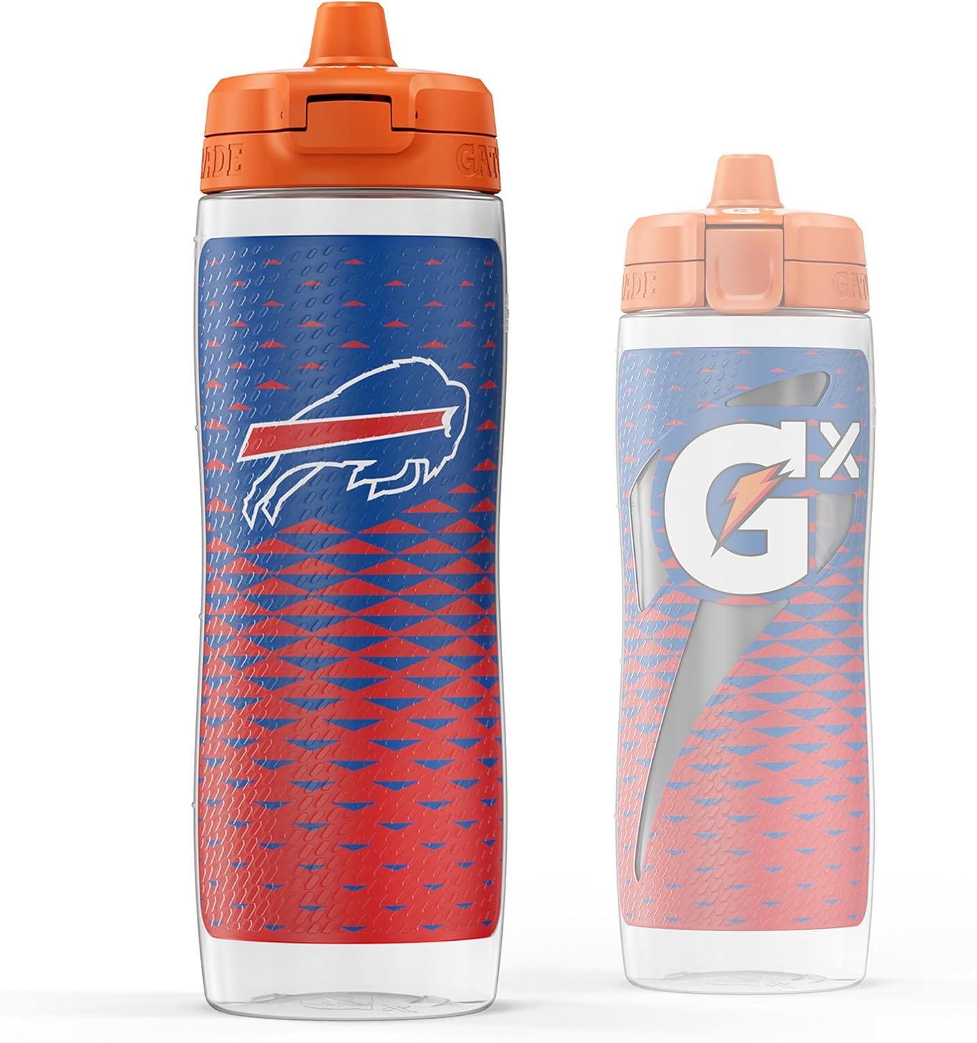 Gatorade Gx NFL Non-Slip Squeeze Bottles, 30 fl oz, Gx Hydration System Buffalo Bills