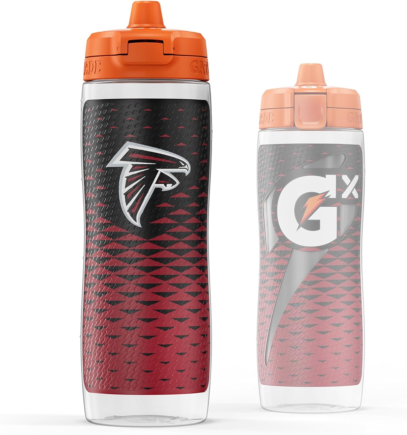 Gatorade Gx NFL Non-Slip Squeeze Bottles, 30 fl oz, Gx Hydration System Atlanta Falcons