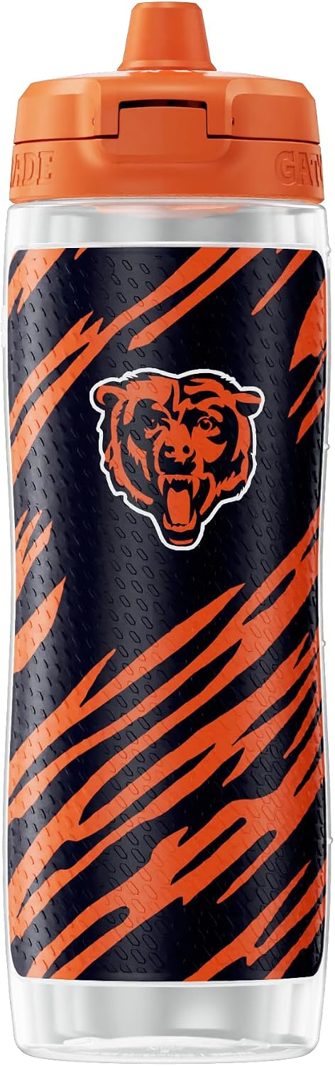 Gatorade Gx NFL Non-Slip Squeeze Bottles, Gx Hydration System, & Gx Sports Drink Concentrate Pods Chicago Bears