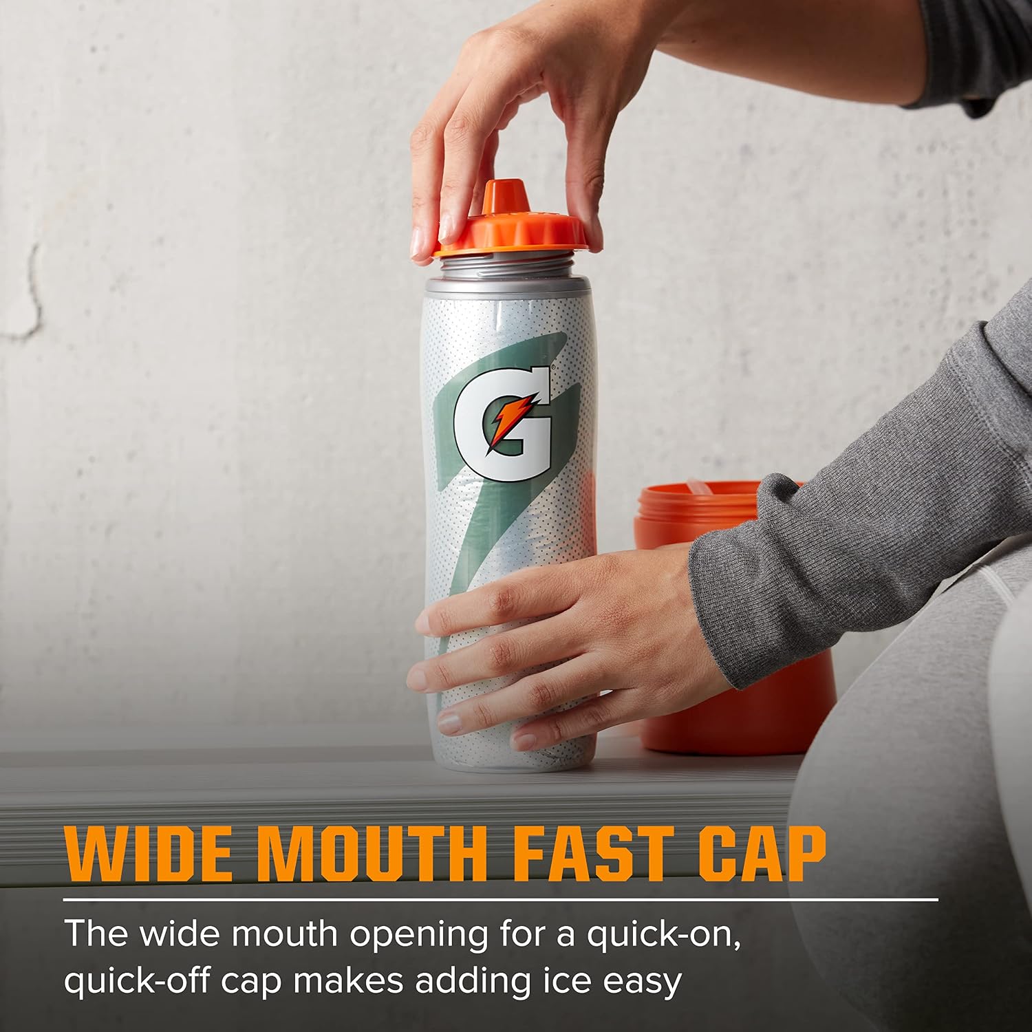 Gatorade Insulated Squeeze Bottle Black