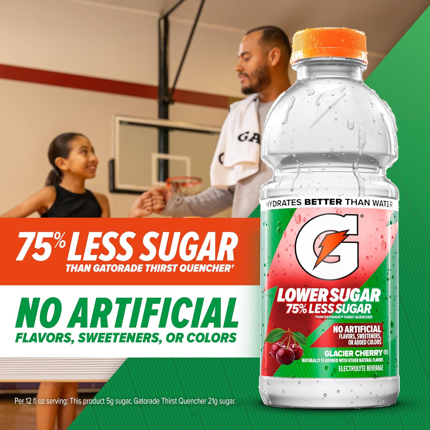 Gatorade Lower Sugar Sports Drink, Rain Berry, 12 fl oz Bottles, (12 Pack)