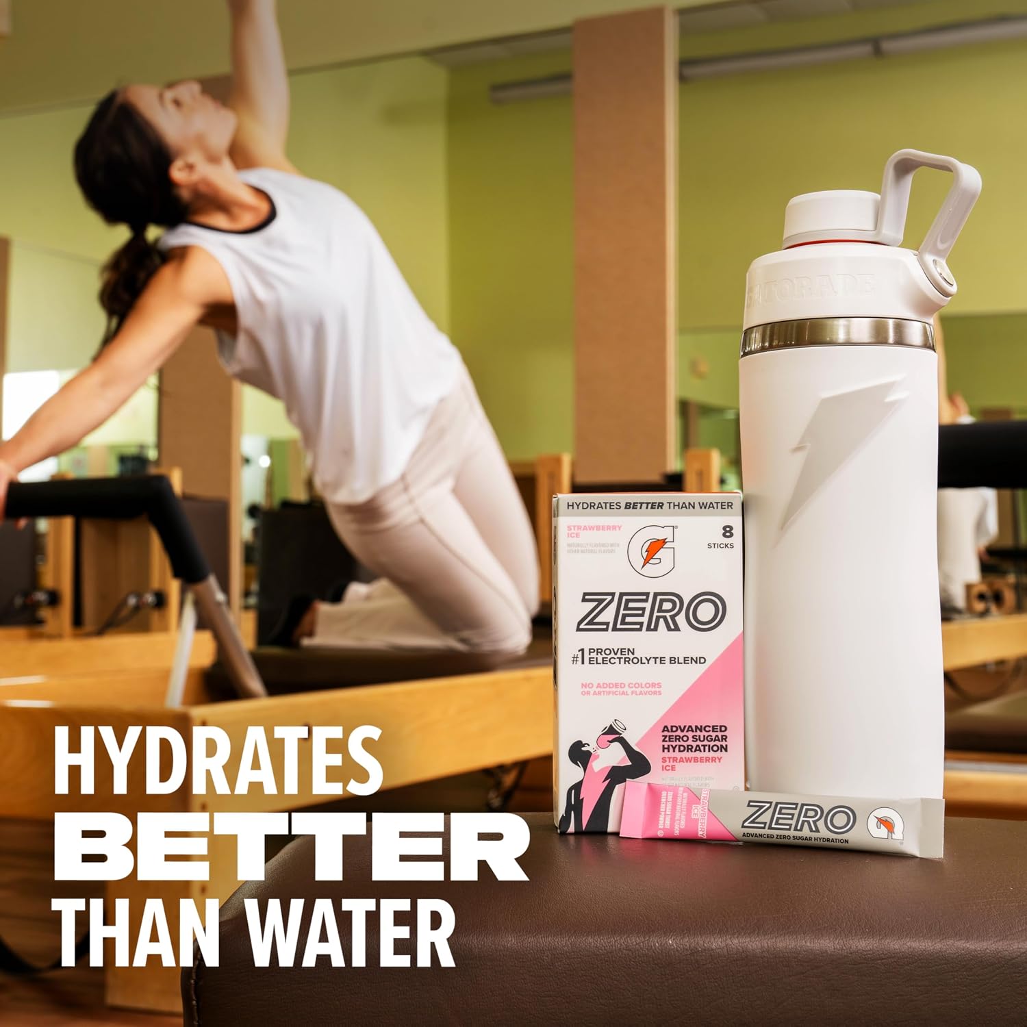 Gatorade Zero Sugar Powder, Grape, (32 Servings)