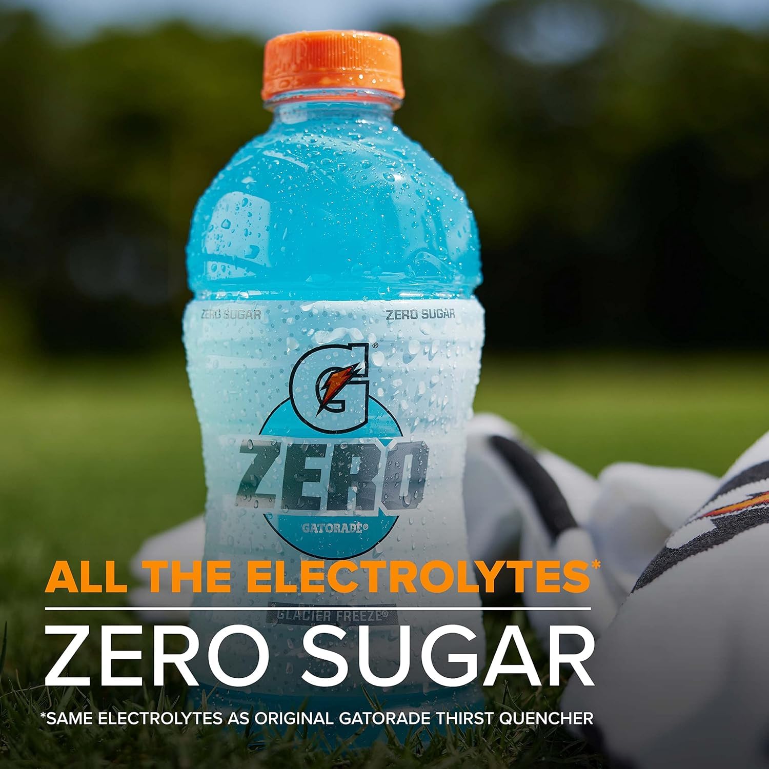 Gatorade Thirst Quencher Zero Sugar Sports Drink, Strawberry Kiwi, 20oz Bottles, 8 Pack, Electrolytes for Rehydration