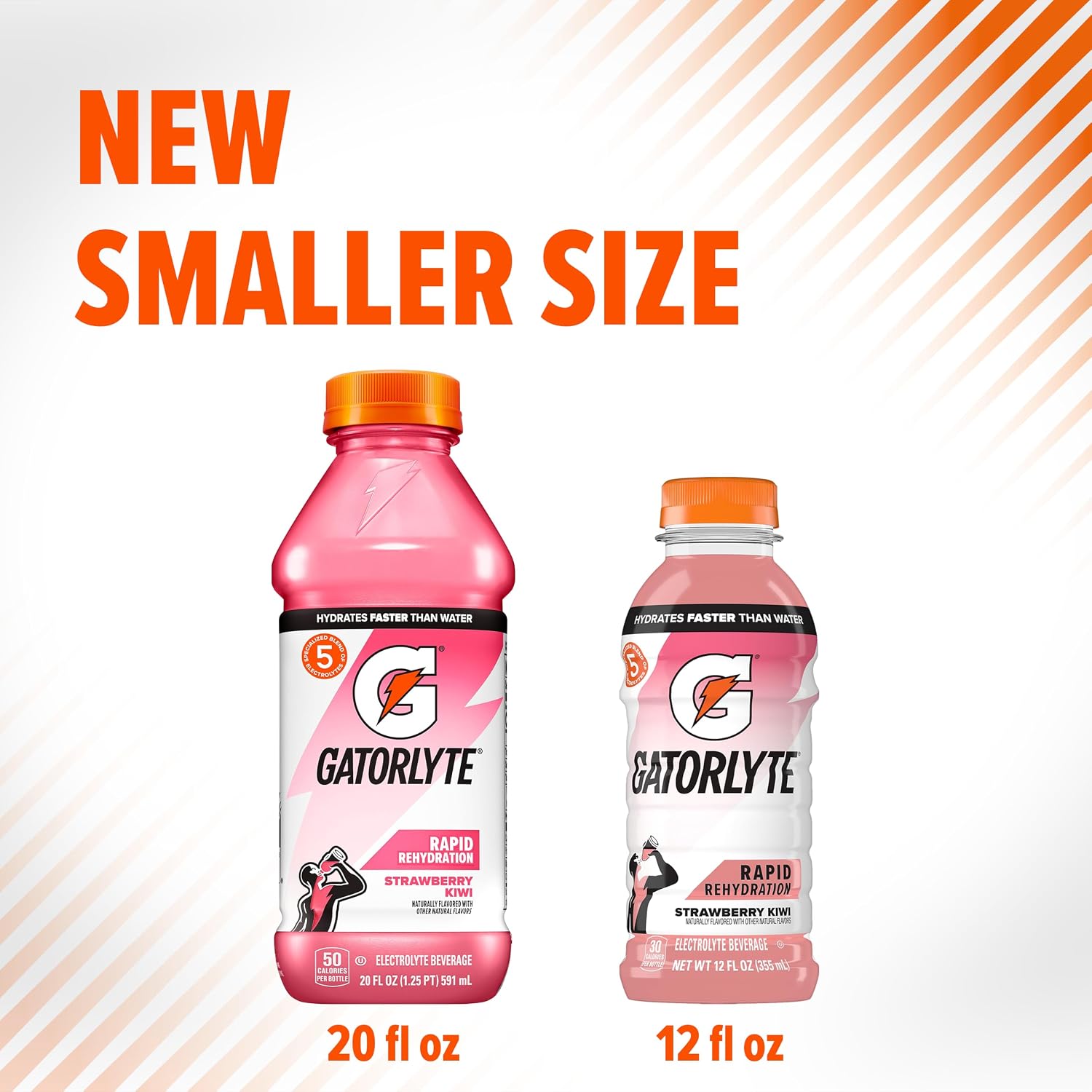 Gatorlyte Electrolyte Drink, Strawberry Kiwi, 12 fl oz Bottles (6 Pack)