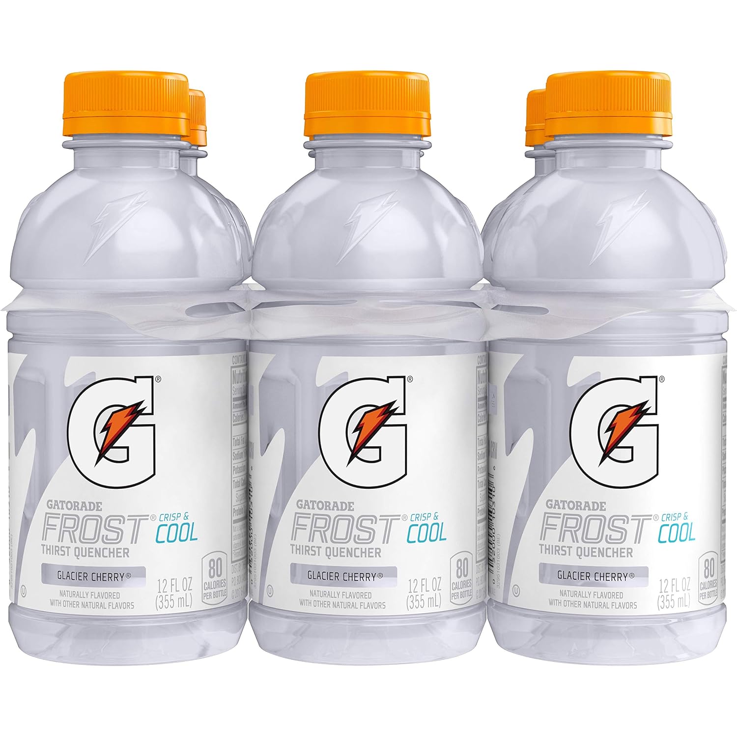 Gatorade Glacier Cherry Thirst Quencher, 12 Fl Oz Bottles, 6 Pack