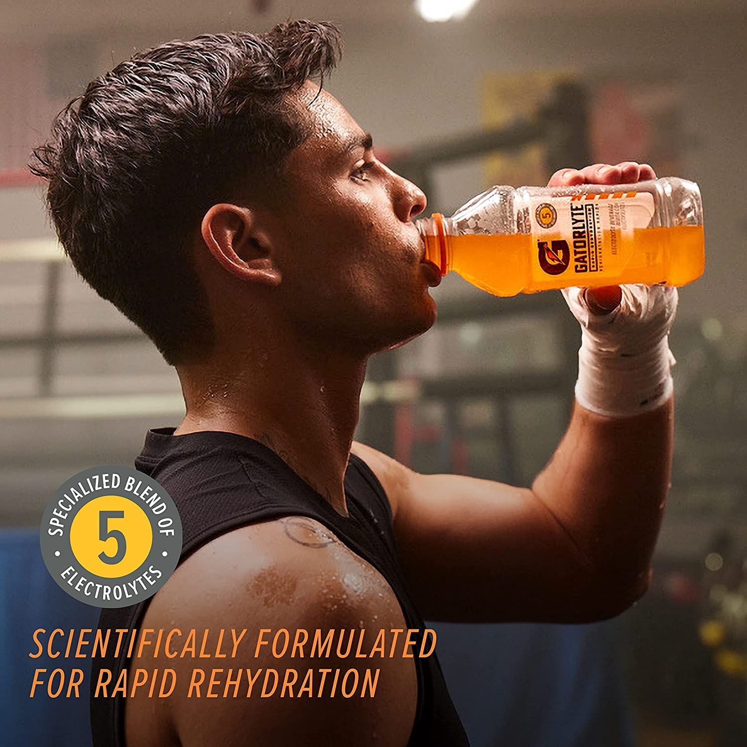 Gatorlyte Rapid Rehydration Electrolyte Beverage, Mixed Berry, 20oz Bottle