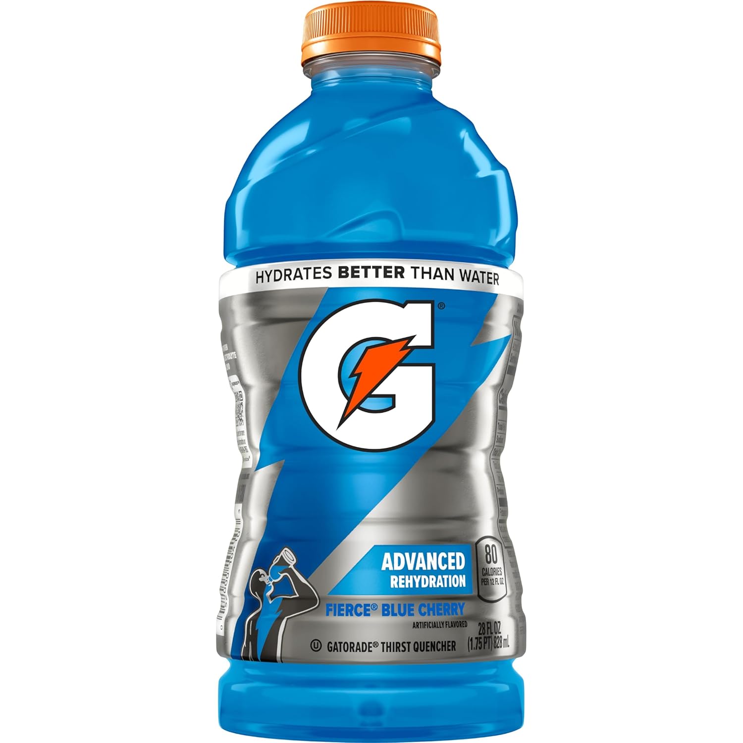 Gatorade Fierce Blue Cherry Thirst Quencher, 28 Fl Oz Bottle