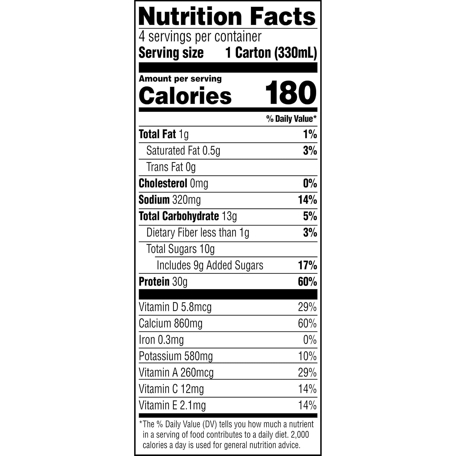 Gatorade Super Shake, Vanilla, 30g Protein, 11.16 Fl oz Carton, Pack of 4