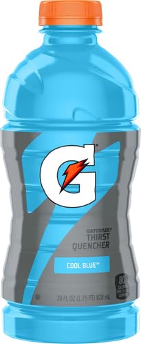 Gatorade Thirst Quencher, Cool Blue, 28 oz Bottle