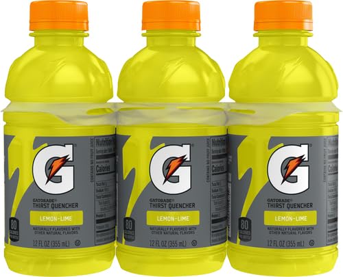 Gatorade Lemon Lime, 12 Fl Oz Bottles, 6 Pack