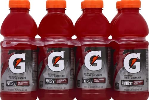 8 ct, 20 oz Fruit Punch Berry X-Factor Gatorade