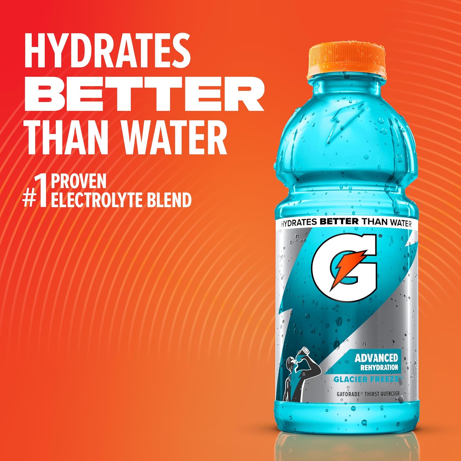 Gatorade Glacier Freeze Thirst Quencher, 28 Fl Oz Bottle