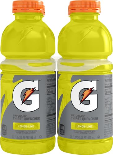 Gatorade Sports Drink, Lemon Lime, 20oz 4pk Bottles
