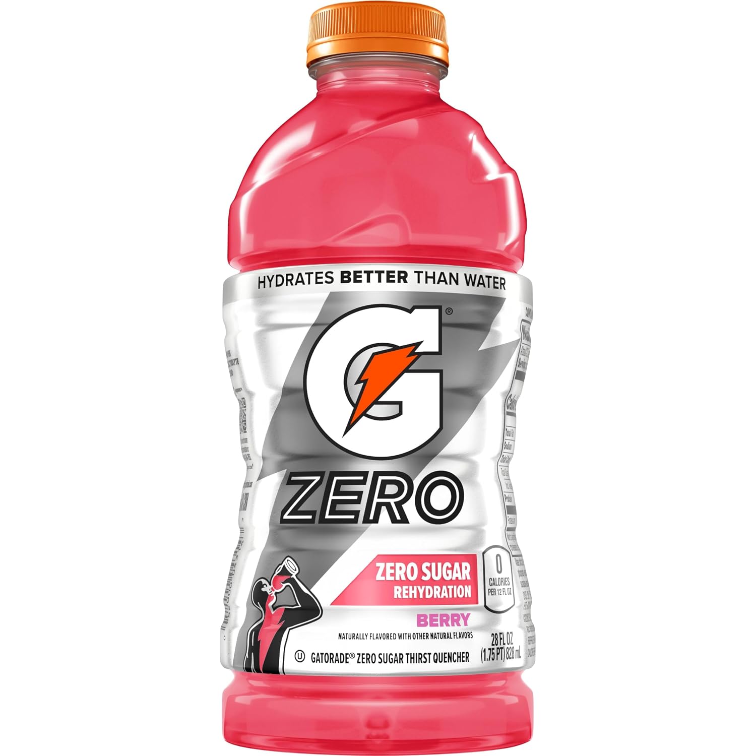 Gatorade G Zero Berry Thirst Quencher, 28 Fl Oz Bottle