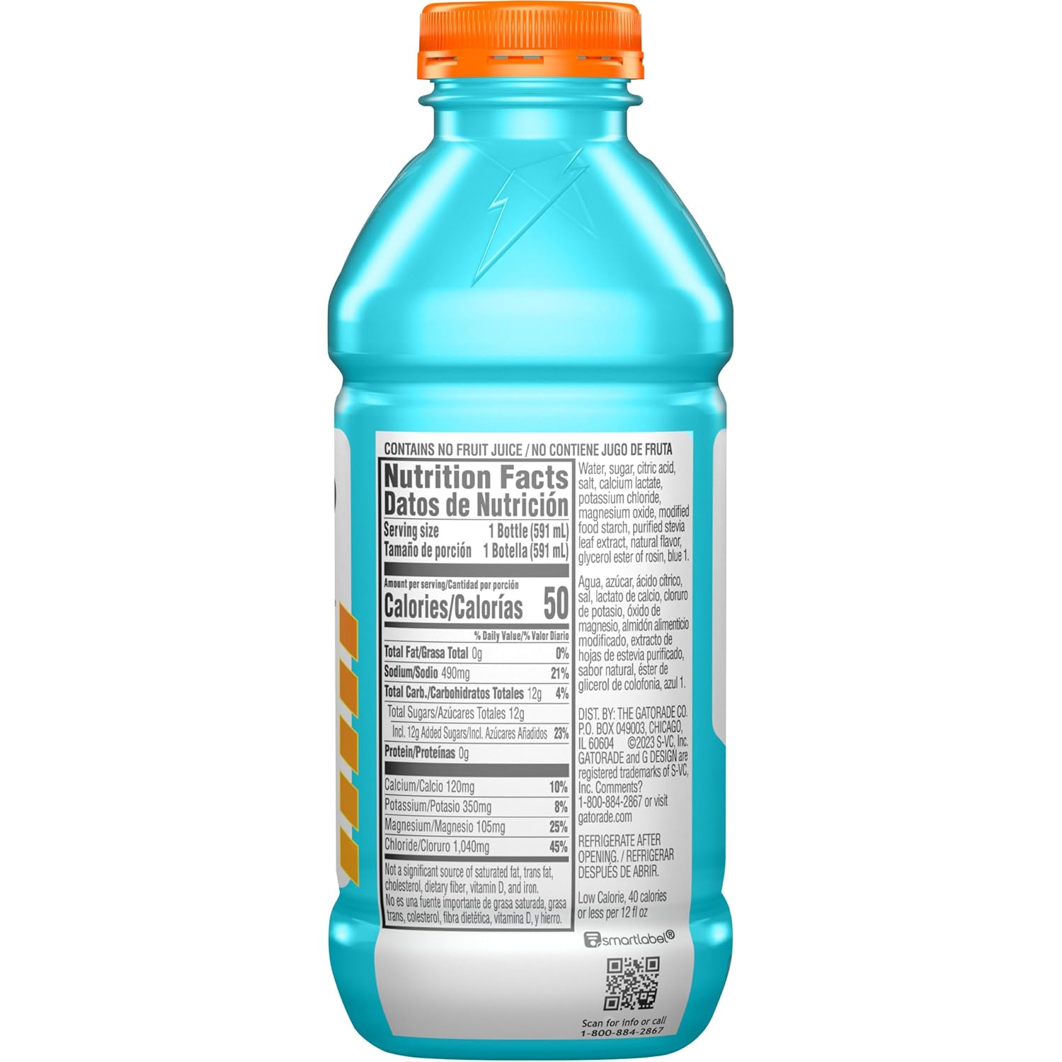 Gatorlyte Zero Sugar Glacier Freeze 20oz