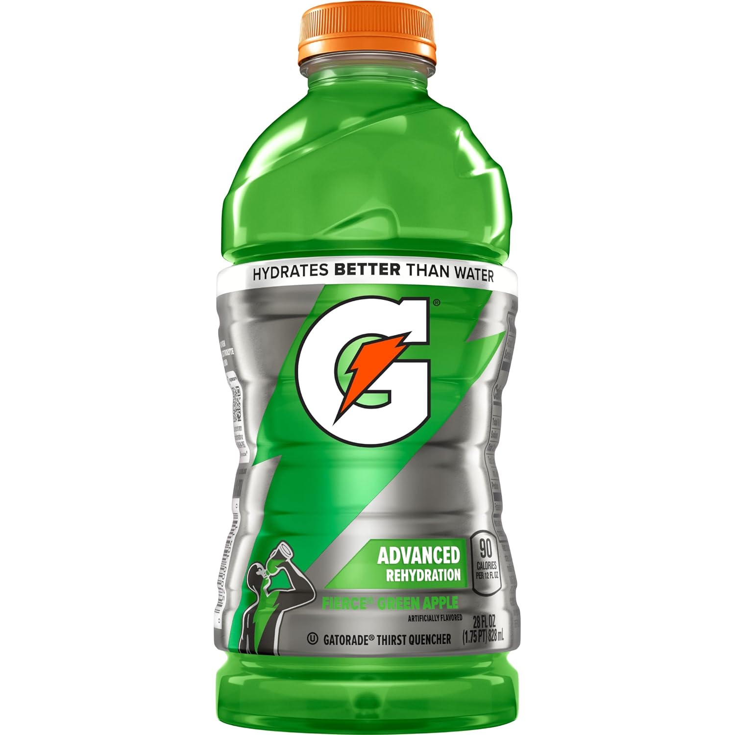 Gatorade Fierce Green Apple Thirst Quencher, 28 Fl Oz Bottle
