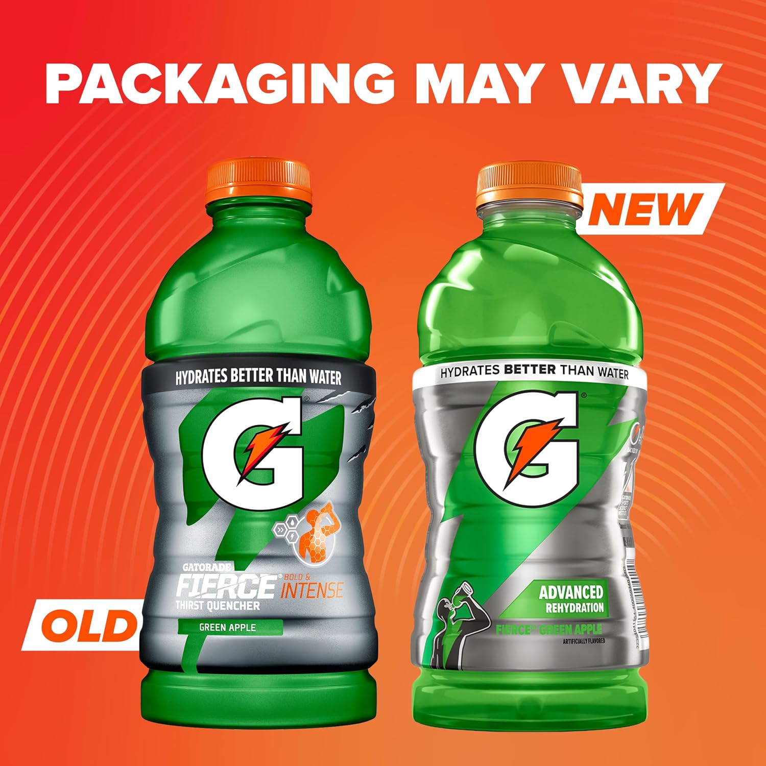 Gatorade Fierce Green Apple Thirst Quencher, 28 Fl Oz Bottle