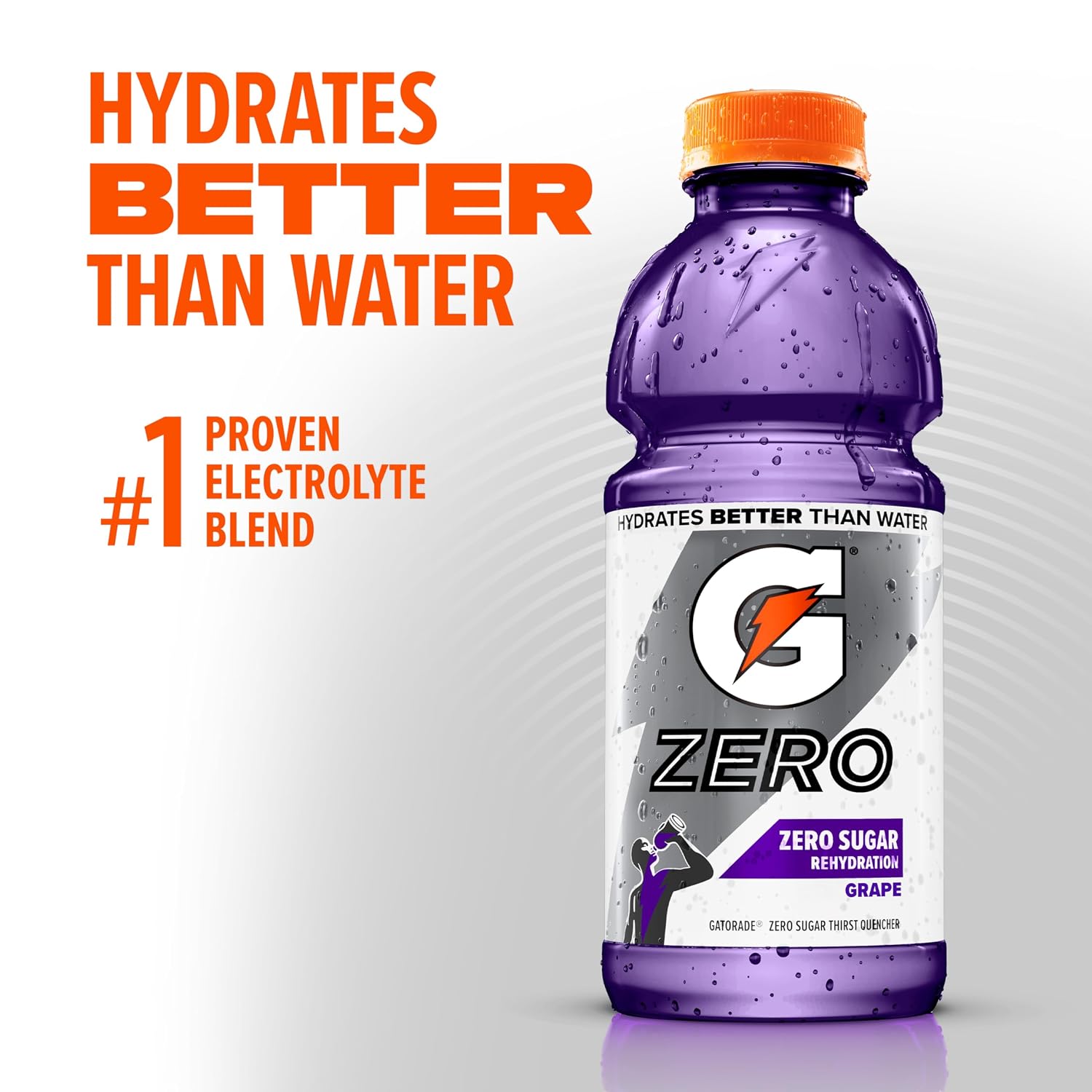 Gatorade G Zero Grape Thirst Quencher, 28 Fl Oz Bottle