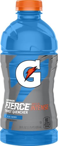 Gatorade Fierce Thirst Quencher, Blue Cherry, 28oz Bottle