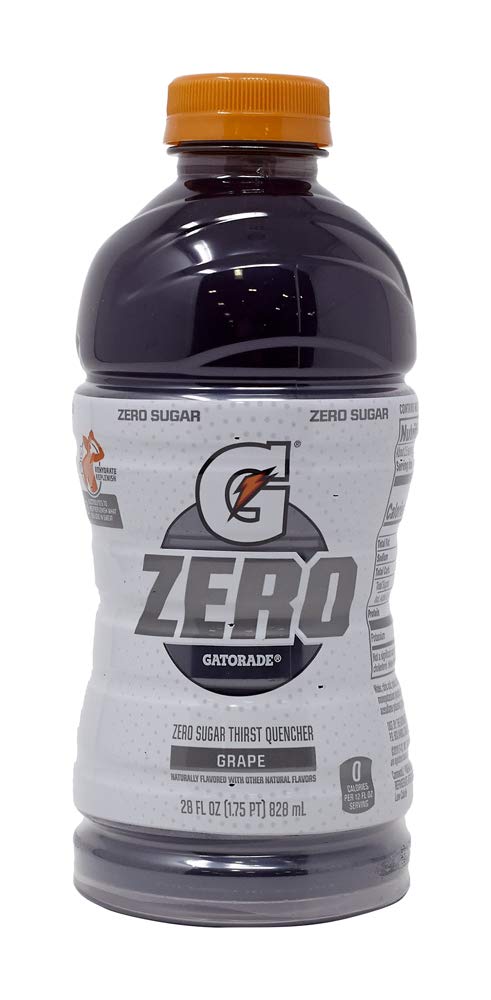 Gatorade G Zero Grape 28oz, 28 Fl Oz