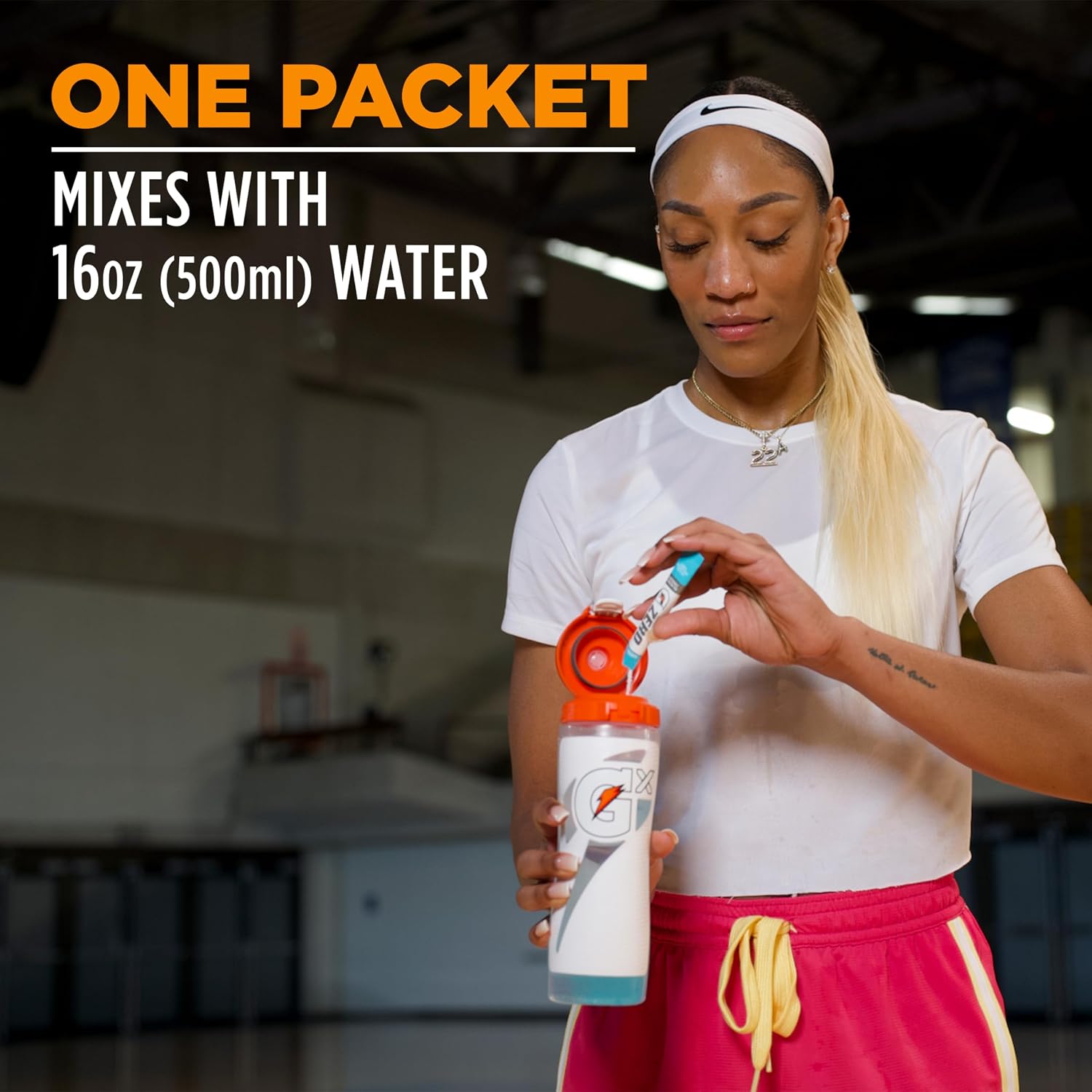 Gatorade G Zero Sports Drink Mix Powder Packets, Orange, Electrolyte Powder Drink Mix for Hydration, Zero Sugar, Total 120 Packets