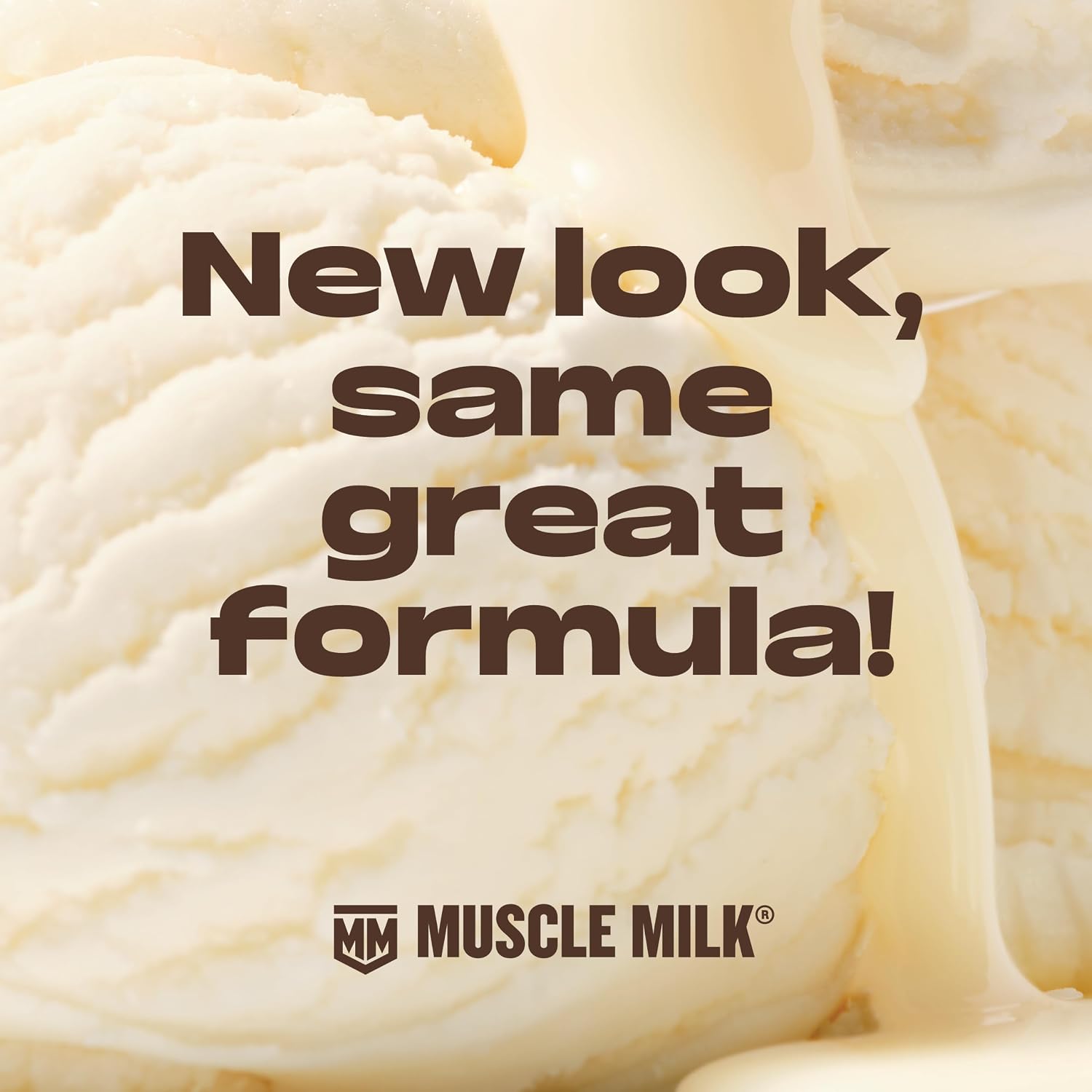 Muscle Milk Genuine Protein Powder, Vanilla Crème, 1.93 Pounds, 12 Servings, 32g Protein, 2g Sugar, Calcium, Vitamins A, C & D, NSF Certified for Sport, Energizing Snack, Packaging May Vary