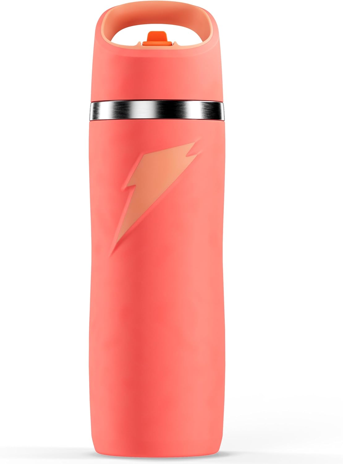 Gatorade 'Overtime' 22oz Stainless Steel Water Bottle, Straw Cap, Coral