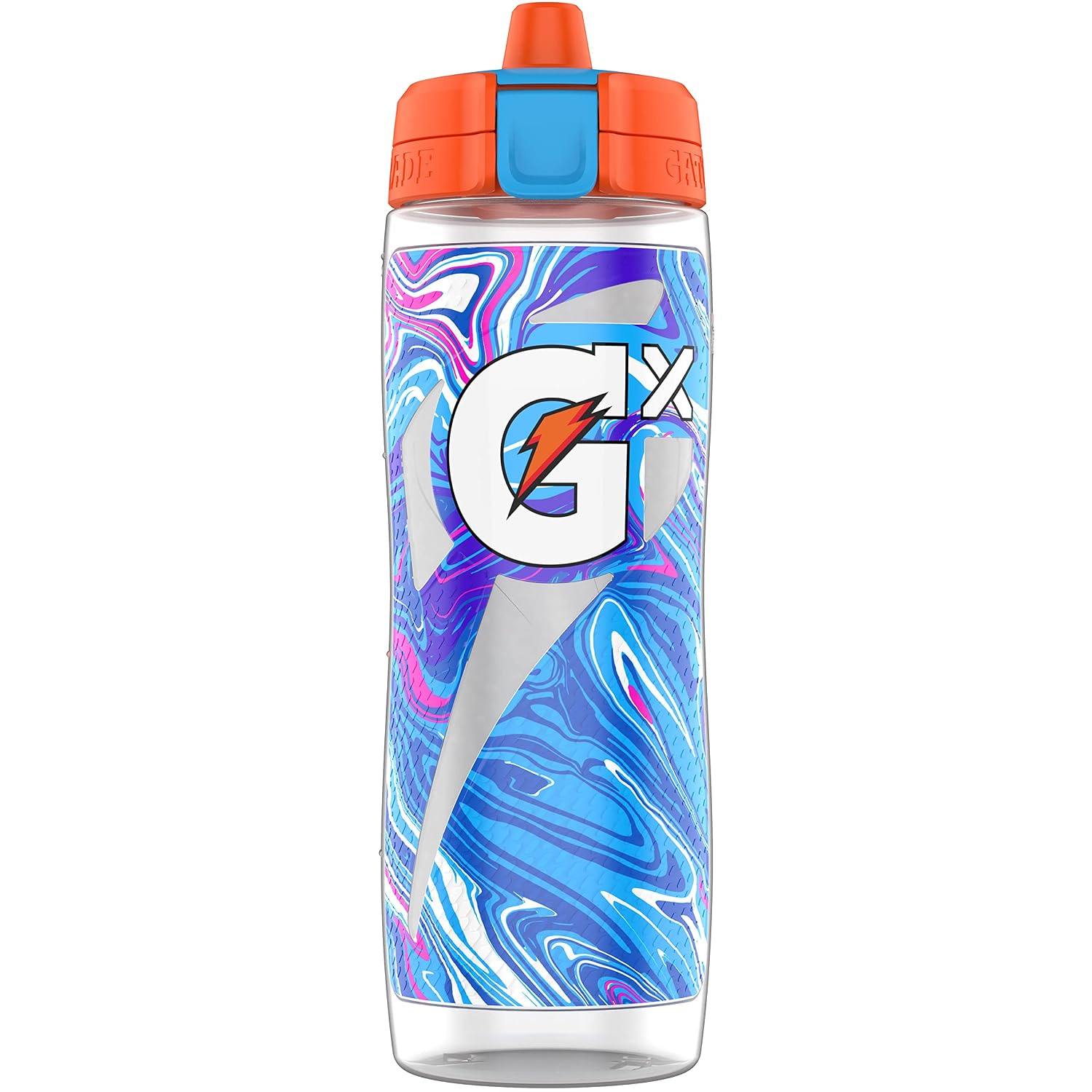 Gatorade Gx Bottle, Marble Blue, 30 Ounces